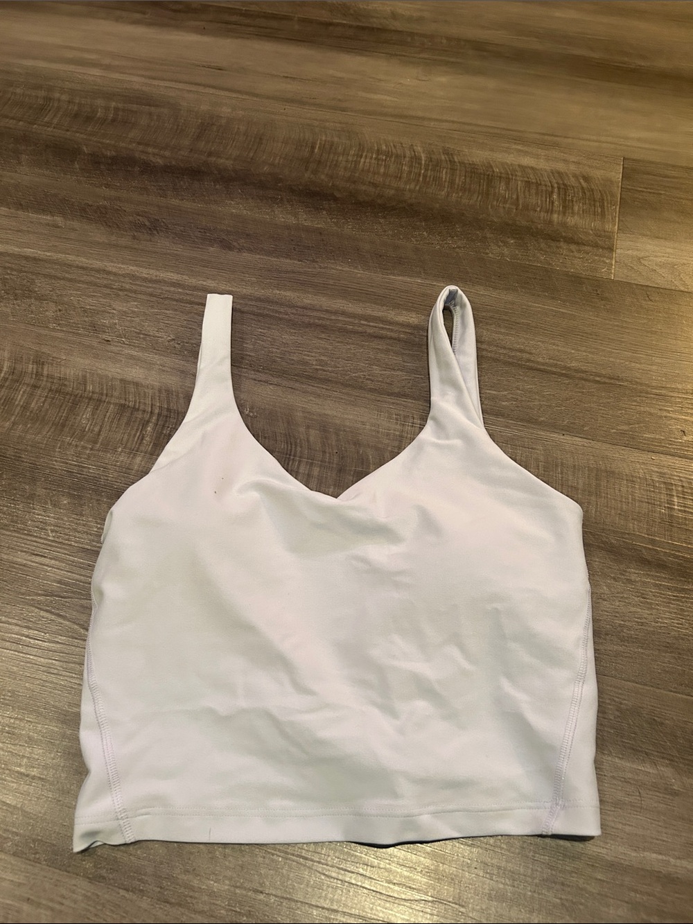Lilac V-Neck Active Tank Top